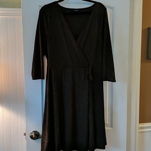 Torrid Olive Faux Wrap Dress